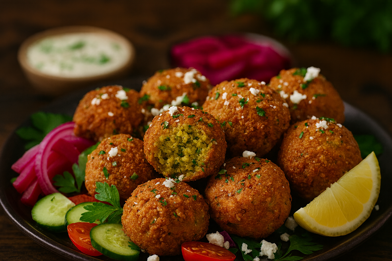 Falafel mit Rote Beete